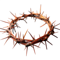 Crown of thorns on a transparent background isolated png