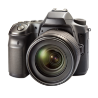 Professional digital camera on a seamless background png