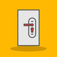 Locksmith Filled Shadow Icon vector