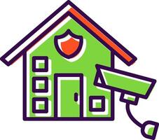 House filled Design Icon vector