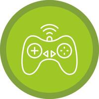 Controller Line Multi Circle Icon vector