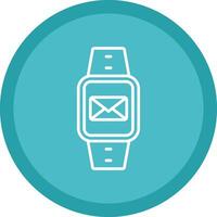 Message Line Multi Circle Icon vector