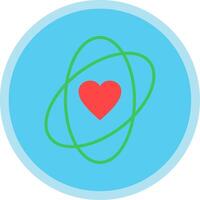 Values Flat Multi Circle Icon vector