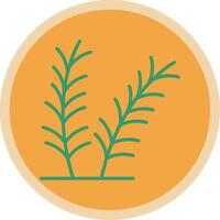 Rosemary Flat Multi Circle Icon vector