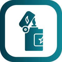 Lighter Glyph Gradient Corner Icon vector