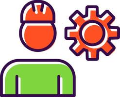 Engineering filled Design Icon vector