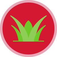 Grass Flat Multi Circle Icon vector