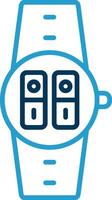 Switches Line Blue Two Color Icon vector