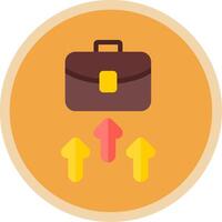Business Flat Multi Circle Icon vector