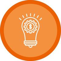 Solutions Line Multi Circle Icon vector