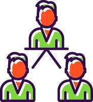 Seo Group filled Design Icon vector