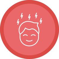 Headachie Line Multi Circle Icon vector
