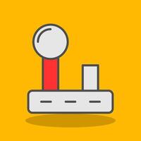 Joystick Filled Shadow Icon vector