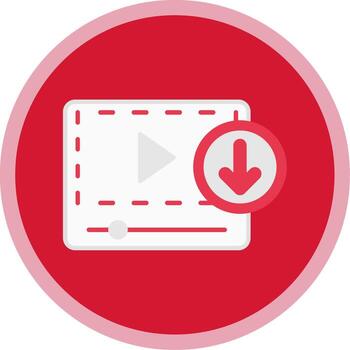 plano multi circulo icono vector