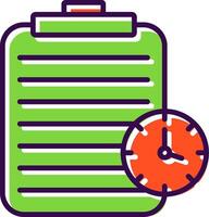 Stopwatch filled Design Icon vector