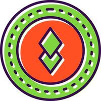 Altcoin Altcoin filled Design Icon vector