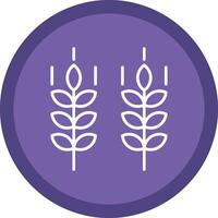 Wheat Line Multi Circle Icon vector