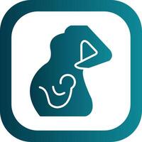 Obstetrics Glyph Gradient Corner Icon vector