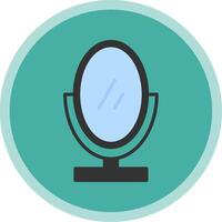 Mirror Flat Multi Circle Icon vector