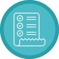 Check List Line Multi Circle Icon vector