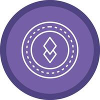 Altcoin Altcoin Line Multi Circle Icon vector