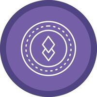 Altcoin Altcoin Line Multi Circle Icon vector