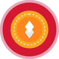 Altcoin Altcoin Flat Multi Circle Icon vector