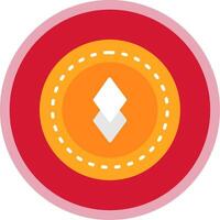 Altcoin Altcoin Flat Multi Circle Icon vector