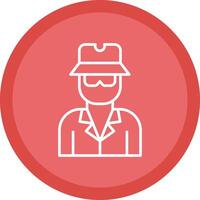 Aonymity Aonymity Line Multi Circle Icon vector