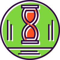 Hourglass filled Design Icon vector