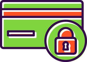 Secure Payment filled Design Icon vector