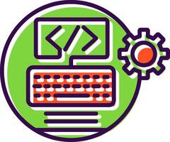 Web Development filled Design Icon vector