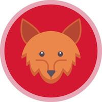 Rare Animals Flat Multi Circle Icon vector