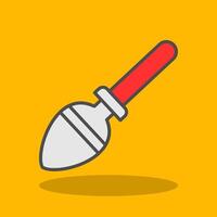 Slicer Filled Shadow Icon vector