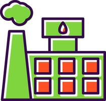Oil Industry filled Design Icon vector