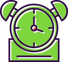 Clock filled Design Icon vector