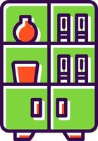 Display Case filled Design Icon vector