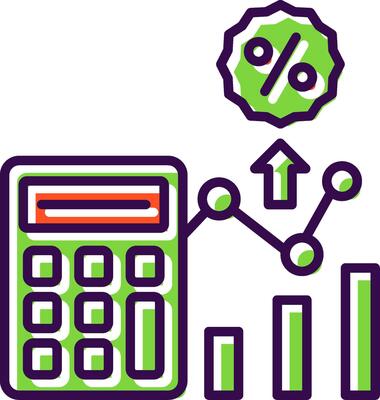 Calculator filled Design Icon