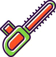 Chainsaw filled Design Icon vector