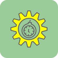 DeadFilled Yellow Filled Yellow Icon vector