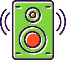 Speaker filled Design Icon vector