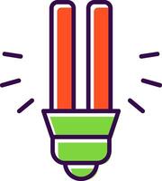 Light Bulb filled Design Icon vector