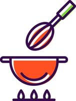 Cooking filled Design Icon vector