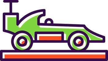 Racing filled Design Icon vector