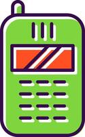 Telephone filled Design Icon vector