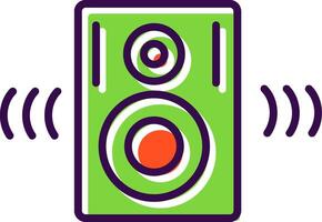 Speakers filled Design Icon vector