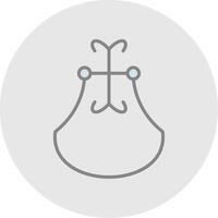 Door Knocker Line Filled Light Icon vector