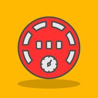 Gauge Filled Shadow Icon vector