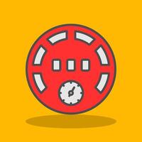 Gauge Filled Shadow Icon vector