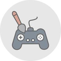 Controller Line Filled Light Icon vector